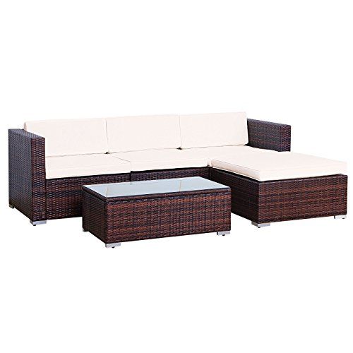Gartenmöbel Polyrattan Lounge Gartenset Rattan Sitzgruppe Garnitur ArtLife®
