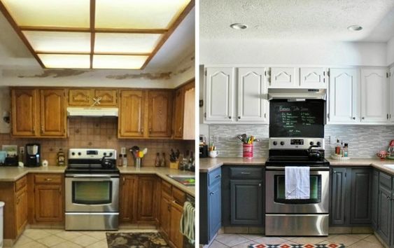 Why inherit someone elseu0027s dream kitchen? Give yourself the new - küchenfronten streichen vorher nachher Why inherit someone elseu0027s dream kitchen? Give yourself the new - küchenfronten streichen vorher nachher