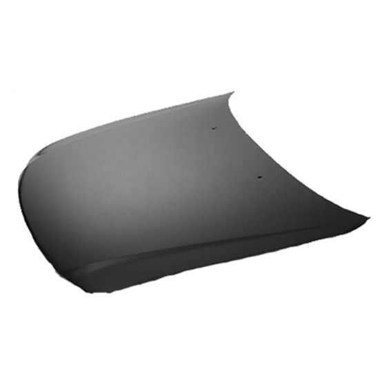 Hood Panel (TO1230181) by Replacement. Material: Steel. Whether your hood suffered damage in a front end collision, at the leading edge from airborne road debris, or on the surface from falling objects like hail or tree limbs, look no further than high grade Replacemenet restoration hoods. They are identical to original equipment (OE) for much less than the OE price. With Replacemenet your vehicle will look like new and you\'ll still have cash in your pocket.