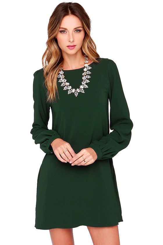 casual dress woman Maxi linen dress long sleeve dress in dark green (505) casual dress woman Maxi linen dress long sleeve dress in dark green (505)