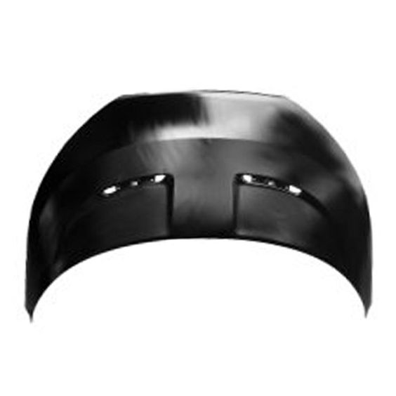 Hood Panel (HY1230154OE) by Replacement. Material: Steel. Whether your hood suffered damage in a front end collision, at the leading edge from airborne road debris, or on the surface from falling objects like hail or tree limbs, look no further than high grade Replacemenet restoration hoods. They are identical to original equipment (OE) for much less than the OE price. With Replacemenet your vehicle will look like new and you\'ll still have cash in your pocket.