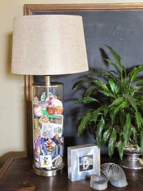 Memory Jar Lamps A Place To Keep Collectibleemorabilia Blogger Found Fillable At Target For 25 Glass Lamp Glass Jar Lamps Lamp Fillable, Fillable Jar Lamp Ideas