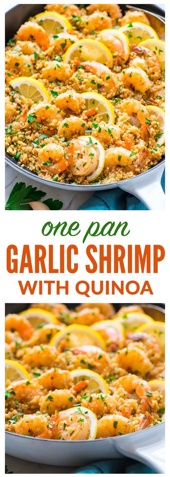 Garlic Shrimp With Quinoa