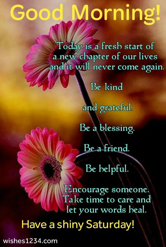 50+ Happy Saturday quotes and blessings images