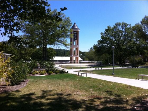 a view of the grounds at Dalton State College