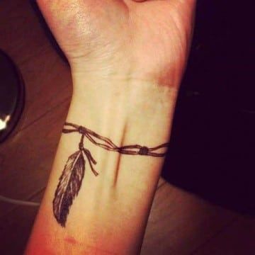 Feather And Ink Graphic Tattoo Idea Tattoosformen Wrist Tattoos For Guys Quill Tattoo Feather Tattoo For Men