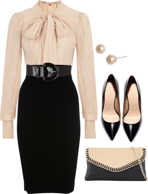 recreating this look with a white blouse and white pearls