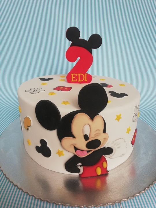Winking Mickey Mouse Mickey Birthday Cakes Mickey Mouse
