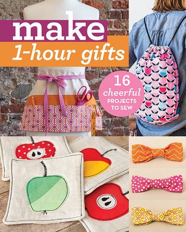 Give yourself the gift of instant gratification! Love to sew but never have enough time? Pick up this value-packed book of 16 fast, fun projects from some of your favorite designers: Abbey Lane Quilts, Alexia Marcelle Abegg, Bari J. Ackerman, Lindsay Conner, Sue Kim, Virginia Lindsay, Trish Preston, Sweetwater, Sara Trail, Kasja Wikman, and Annabel Wrigley. All the projects can be completed in 60 minutes or less-and there\'s a special section of 30-minute projects, too! Great for gift-giving or
