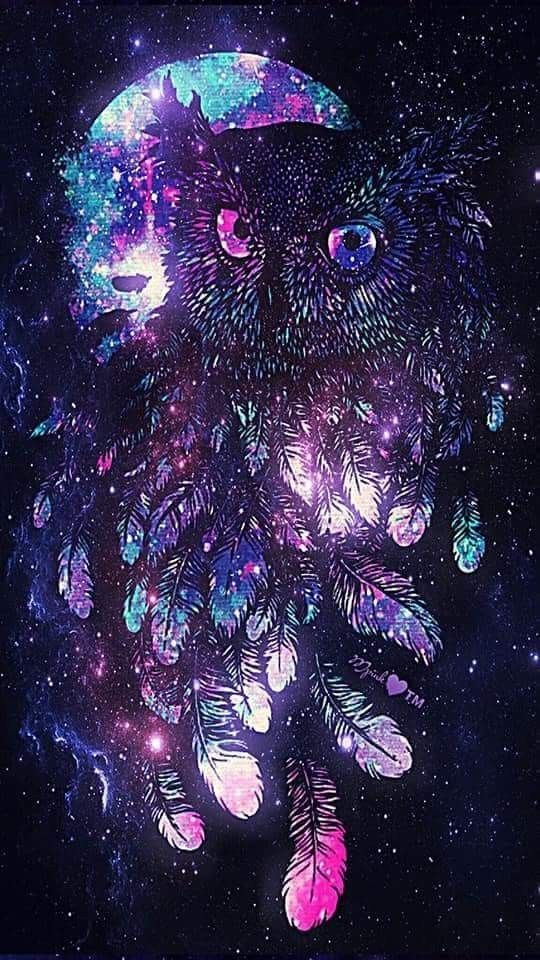 Pin By Summer Wynd On Owls Real And Otherwise Galaxy Wallpaper