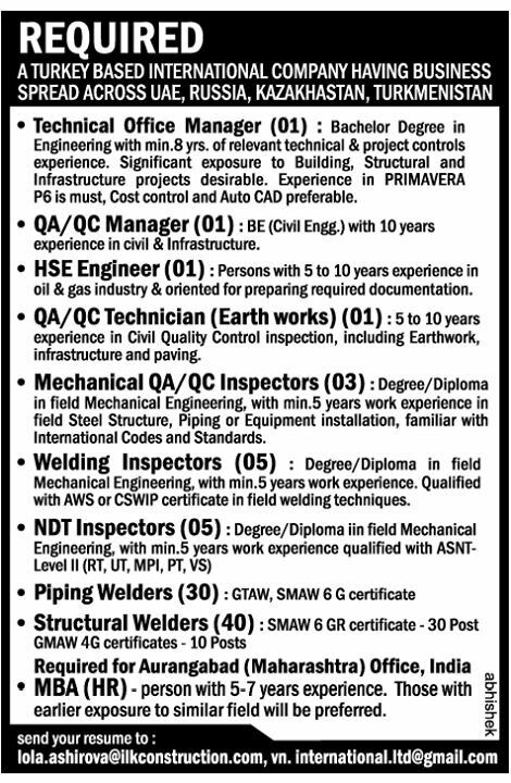Pin This Vacancy of NDT INSPECTOR JOB VACANCY IN MIDDLE EAST - boilermaker resume Pin This Vacancy of NDT INSPECTOR JOB VACANCY IN MIDDLE EAST - boilermaker resume