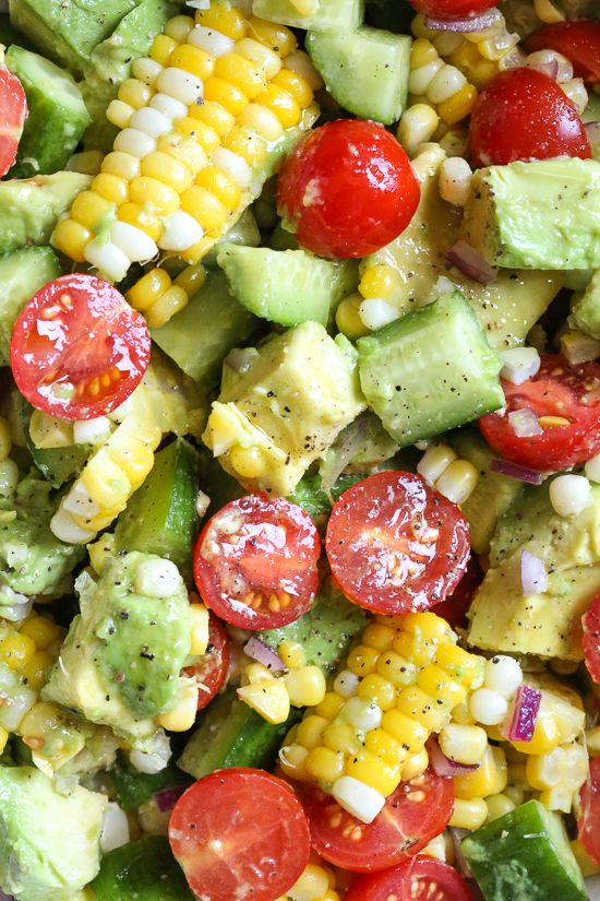 Corn Tomato Avocado Salad
