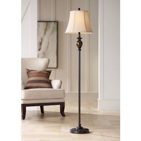 Corrie Club Bronze Floor Lamp 7c549 Lamps Plus Traditional Living Room Corrie Club Bronze Floor Lamp 7c549, Traditional Floor Lamps
