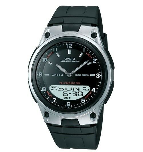 Details About Casio Aw80 1av Men S Resin Band Black Dial Analog Digital Telememo 30 Watch In A W Details About Casio Aw80 1av Men S Resin Band Black Dial Analog Digital Telememo 30 Watch In A W