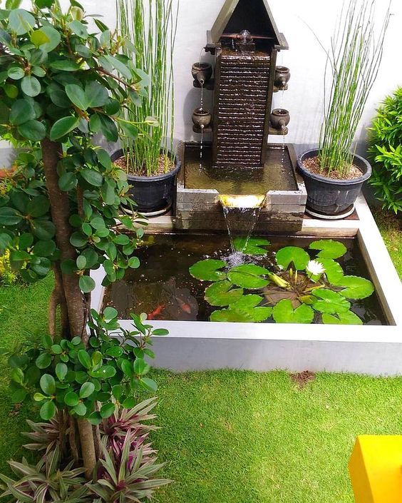 17 ไอเด ย การออกแบบบ อเล ยงปลา ท เหมาะก บบรรยากาศช วๆ ในสวนบ านค ณ Ihome108 Ponds Backyard Small Backyard Ponds Backyard Water Feature