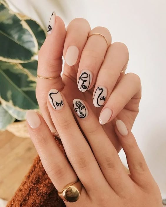 uñas abstractas