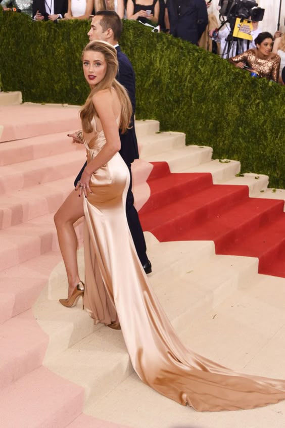 Amber Heard Met Gala 2016 Red Carpet Shoes