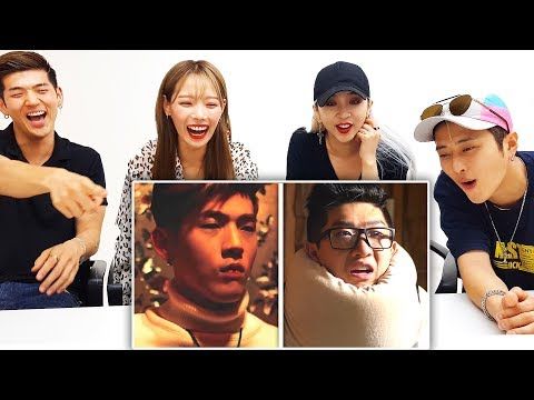 K Pop Idols React To Lankybox K Pop With Zero Budget Kard Youtube Kpop Idol Kard Idol