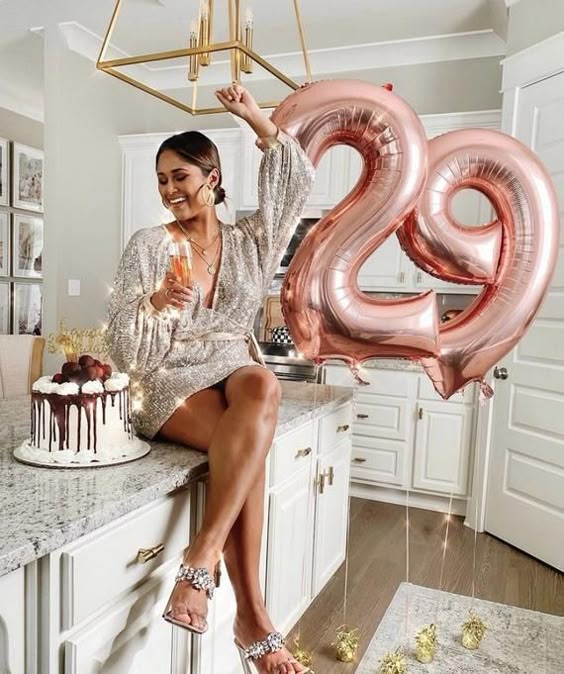 Our giant rose gold mylar number balloons are the perfect statement making piece for your party! The balloons can be filled with helium to float or with air to hang with the balloon tabs.++This listing includes:- Rose Gold 40" Two Balloon (#2)- Rose Gold 40" Six Balloon (#9) ++ Can be used for:- Birthday Party Decor- Photoshoots- 29th Birthday Gift- 29th Birthday Gift for Her- 29 Anniversary- Event Backdrops++Balloon will be shipped flat and can be inflated with helium to float or with air to ha