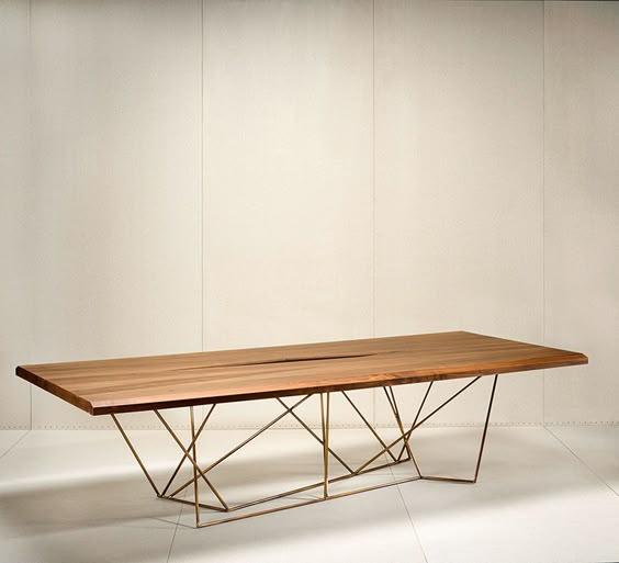 Curzon 87in Dining Table Ship program, Teak and Stainless steel - elegante esstische ign design Curzon 87in Dining Table Ship program, Teak and Stainless steel - elegante esstische ign design