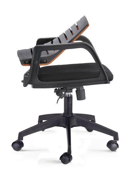 Modern Commercial Swivel Reclining Upholstered Seat Staff Mesh Office Chair With Folding Back China Foshan Chairs Mesh Office Chair, Flip Down Desk Chairs
