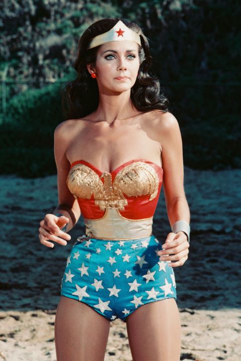 From the days of vivacious pinup girls to Old Hollywood icons à la Marilyn Monroe and Elizabeth Taylor, an hourglass physique has always made for stars. We look back at all the celebrity women over the years best known for their incredible curves: Lynda Carter.