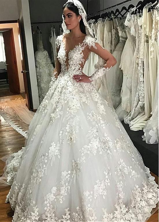 Details about / Embroidery Appliques Wedding Dresses Halter Neck Satin Bridal Gowns Sleeveless