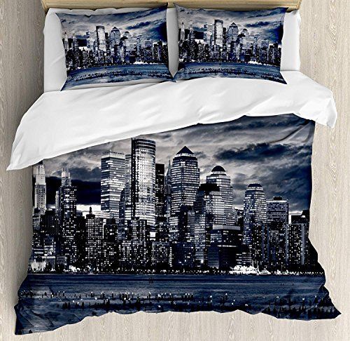 City Twin 4pc Bedding Duvet Cover Set Luxurious Microfiber Soft And Durable Wrinkle Fade Stain Resi Sets Full Luxury Covers City Twin 4pc Bedding Duvet Cover Set, City Bedding Sets