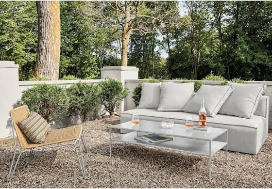 Room Board Modern Slim Outdoor Coffee Table 22d 46w 16h In Indigo Blue Google Ping Sofa Furniture Sofas Outdoor Sofa Modern Furniture, Room And Board Outdoor Furniture
