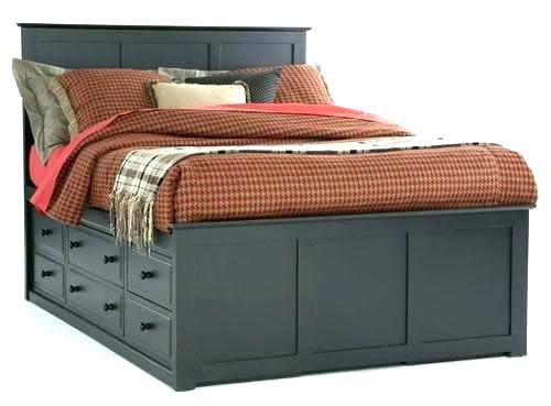 Queen Captains Bed With Storage Drawers Captains Bed With Storage Queen