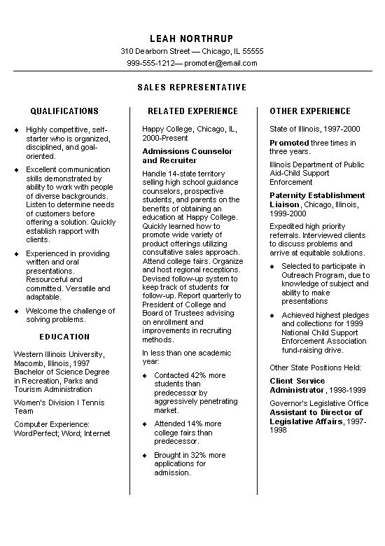 Sales Resume Examples | Best Template Collection | Sales Resume Examples, Sales Resume, Resume Examples