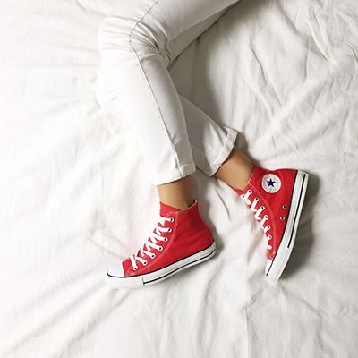 basket converse rouge femme