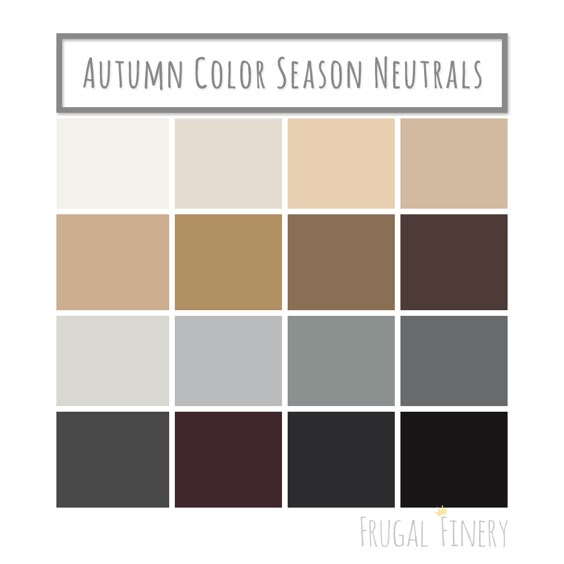 Neutral Colors neutral colors for the autumn color season wardrobe palette. no Neutral Colors neutral colors for the autumn color season wardrobe palette. no