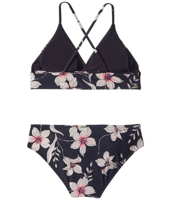 ONEILL Womens Albany Floral Hi-Neck Bikini Top