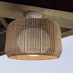 Fora Outdoor Semi Flushmount Ceiling Lights Modern Light Outdoor Ceiling Lights, Outdoor Flush Mount Light Modern