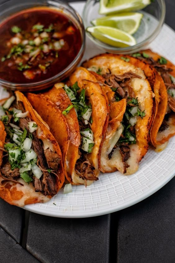 Birria Quesatacos with Consomé - Coop Can Cook
