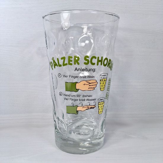 6 BÖCKLING DUBBEGLÄSER 0,5l SATINIERT PFÄLZER SCHOPPE WEIN GLAS DUBBEGLAS PFALZ