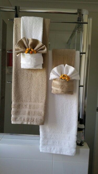 Picture of Fold Fancy Towels W/pockets :) Picture of Fold Fancy Towels W/pockets :)