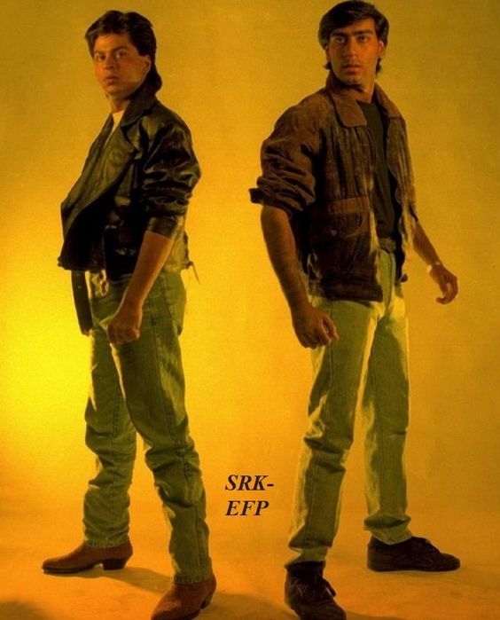 Shahrukh Khan and/et Ajay Devgan. https://www.facebook.com/ShahrukhKhanEuropeenFanPage