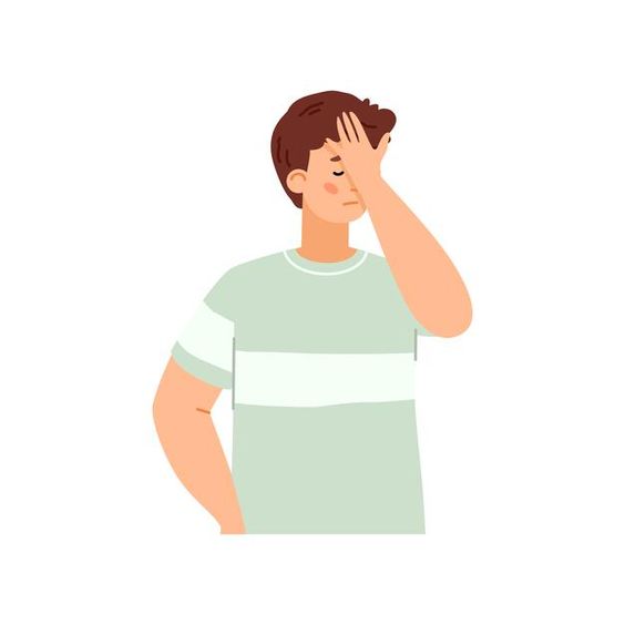 Sad disappointed young man cover face wi... | Premium Vector #Freepik #vector #people #cover #hand #man