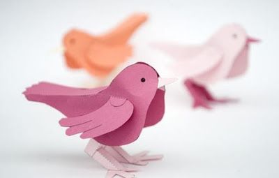 Cómo Hacer Adornos De Aves Con Cartulina Y Moldes Haz Manualidades Adornos De Aves Manualidades Pájaros De Papel