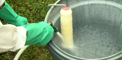 How To Clean A Paint Roller The Easy Way Paint Roller Cleaning