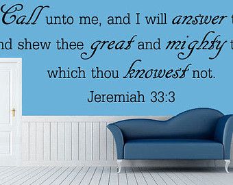 God is our refuge Inspirational Art Vinyl Wall Art Words Decals Stickers Decor