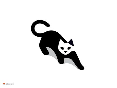Neg Cat 3 Pet Logo Design Animal Logo Cat Logo