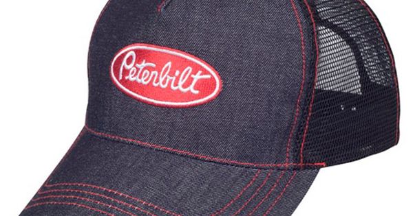 Peterbilt Motors Denim Mesh Snapback Cap
