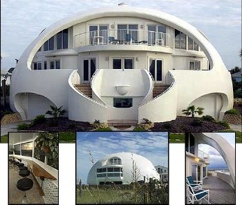 A Wild Proposal For Domed Houses Made Of Inflated Concrete Dome House Earth Homes Dome Home