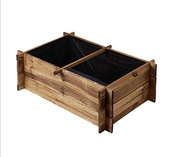 Poulailler Palace Carre Potager En Bois Fsc Taupe L207x153 5x122cm Poulaillers Clapiers Alimentation Carre Potager Bois Potager Bois Poulailler Bois