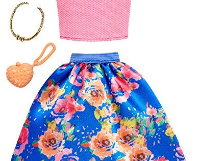 NEW Barbie Fashion SkirtPink Floral Ruffle SkirtBarbie Doll Skirt