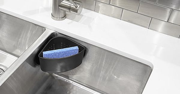 Corner Sponge Holder In Sink Dish Racks Washing Up Bowls Undersink Storage Sponge Holder Sink Undersink Storage