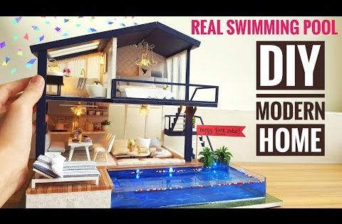 barbie doll house swimming pool